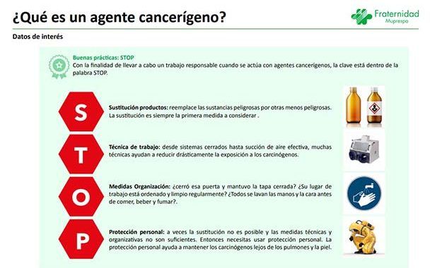 Guía de buenas prácticas para evitar el riesgo de exposición a agentes cancerígenos