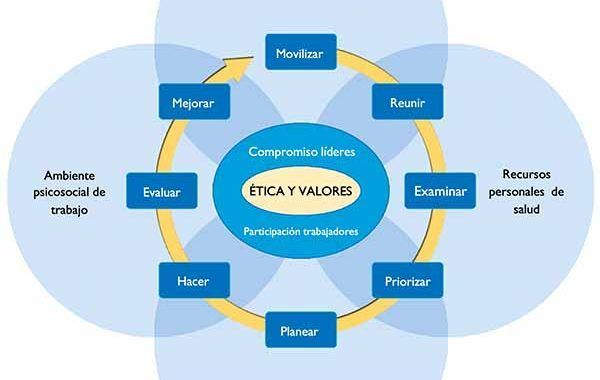 El ambiente físico de trabajo en el modelo de empresas saludables de la OMS