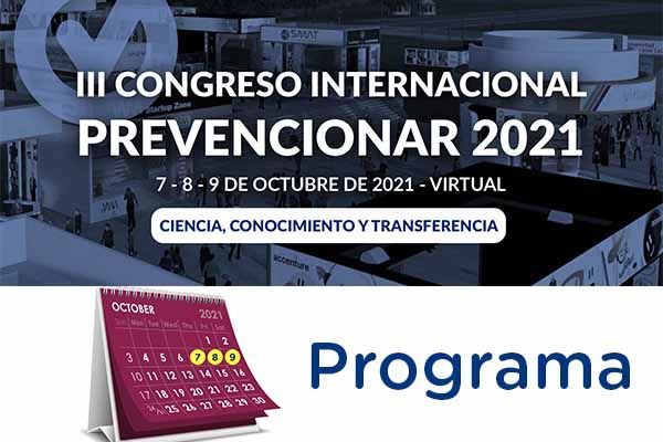 Programa III Congreso Internacional Prevencionar