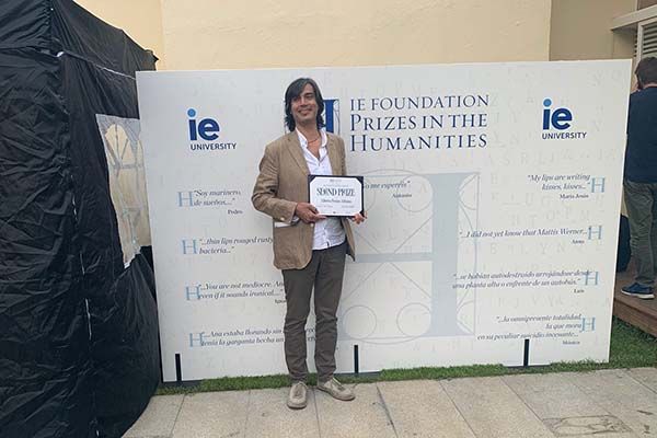Alberto Resino, premio en Humanidades por IE Foundation.