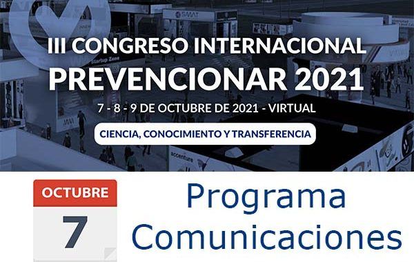 Programa de Comunicaciones del III Congreso Internacional Prevencionar