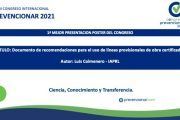 1ª Mejor presentación póster del III Congreso Internacional Prevencionar 2021