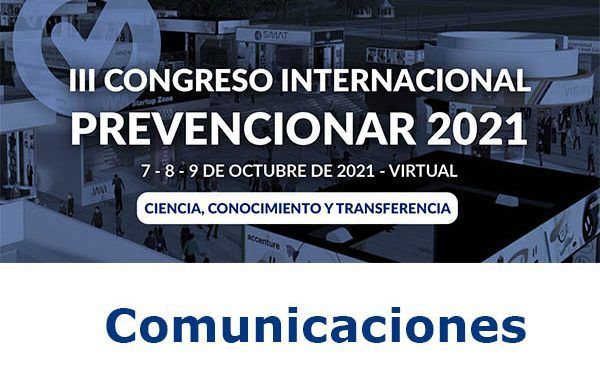 Comunicaciones del III Congreso Internacional Prevencionar 2021