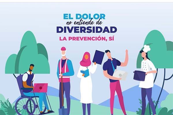 Nueva campaña de Osalan: El dolor no entiende de diversidad. La prevención sí.