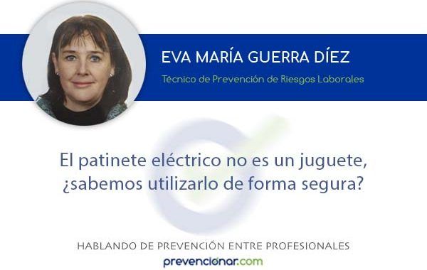 El patinete eléctrico no es un juguete, ¿sabemos utilizarlo de forma segura?