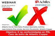 Objetivo: 0 no conformidades en PRL. Caso de éxito de Atlantic Copper #webinar