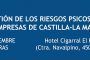 Jornada: La gestión de los riesgos psicosociales en empresas de Castilla-La Mancha