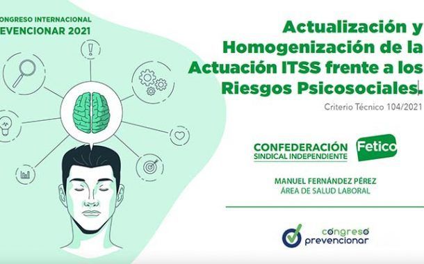 Actualización y Homogenización de la Actuación ITSS frente a los Riesgos Psicosociales