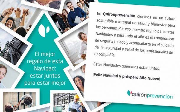 QuirónPrevención os de desea ¡Feliz Navidad y próspero Año Nuevo!