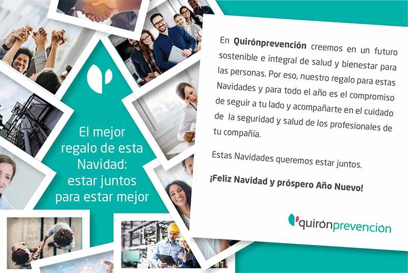 QuirónPrevención os de desea ¡Feliz Navidad y próspero Año Nuevo!