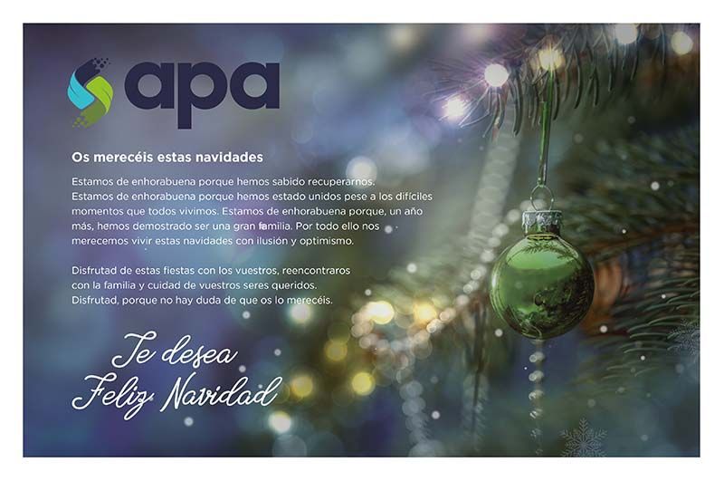 APA te desa Feliz Navidad
