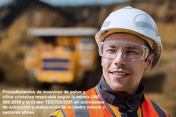 Procedimientos de muestreo de polvo y sílice cristalina respirable