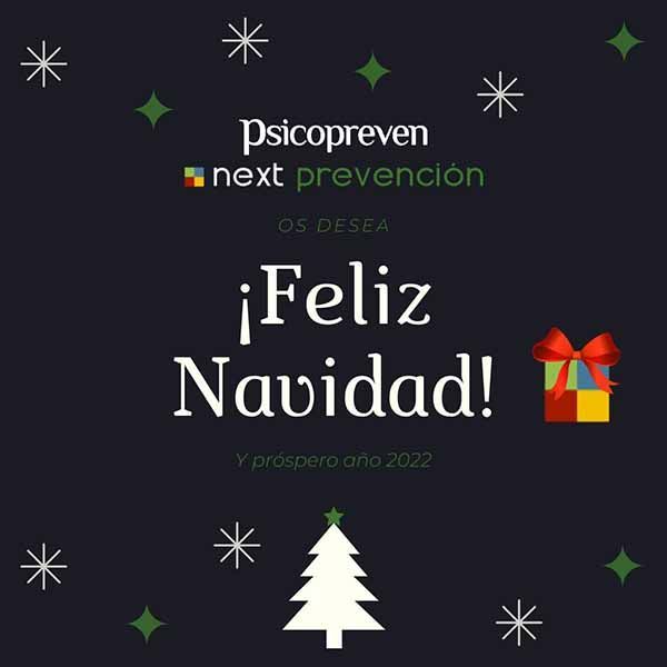 Psicopreven os desea ¡Feliz Navidad! y próspero año 2022