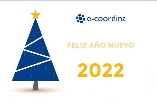 e-coordina les desea Feliz Año Nuevo 2022