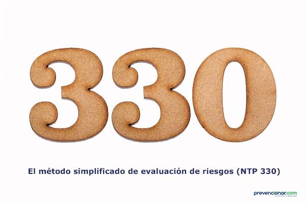 El método simplificado de evaluación de riesgos (NTP 330)