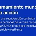 Llamamiento Mundial a la Acción para una recuperación centrada en las personas