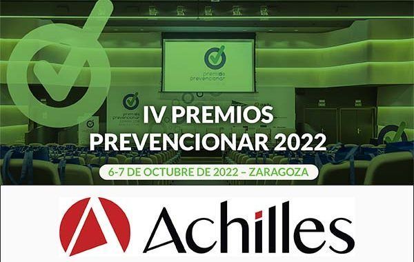 Achilles se suma como patrocinador de los Premios Prevencionar #Zaragoza