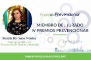 Beatriz Barranco Montes miembro del jurado de los IV Premios Prevencionar #Zaragoza