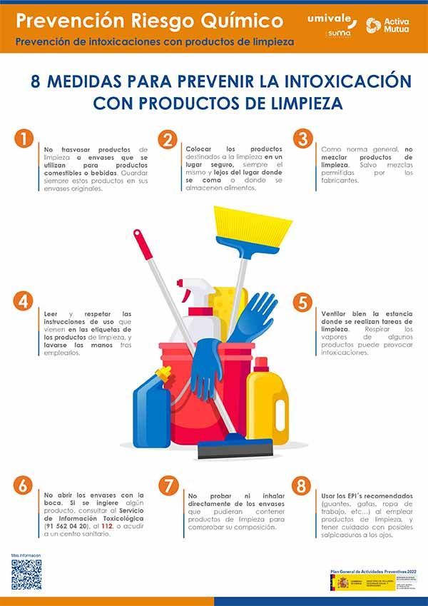 Prevención de intoxicaciones con productos de limpieza