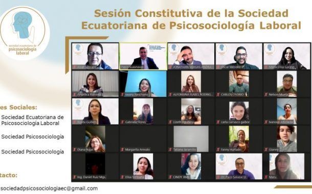 Nace la Sociedad Ecuatoriana de Psicosociología Laboral