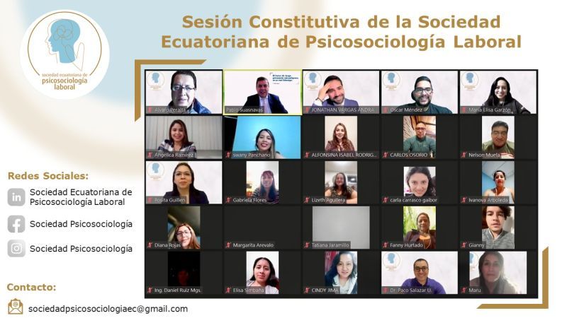 Nace la Sociedad Ecuatoriana de Psicosociología Laboral