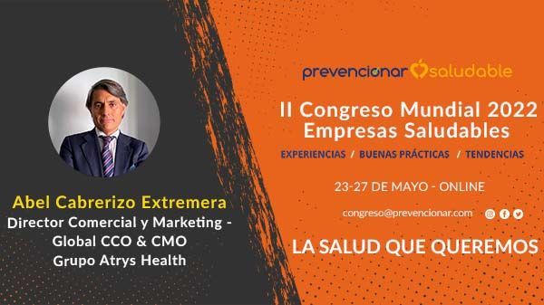 Abel Cabrerizo participará en el II Congreso Mundial de Empresas Saludables