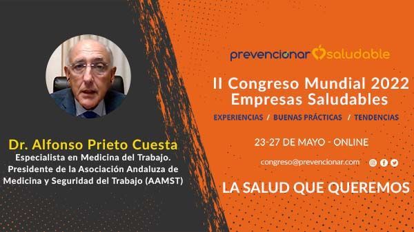 Alfonso Prieto Cuesta participará en el II Congreso Mundial de Empresas Saludables