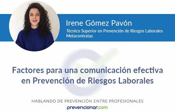 Factores para una comunicación efectiva en Prevención de Riesgos Laborales