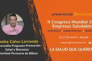 Joseba Calvo Larrondo participará en el II Congreso Mundial de Empresas Saludables