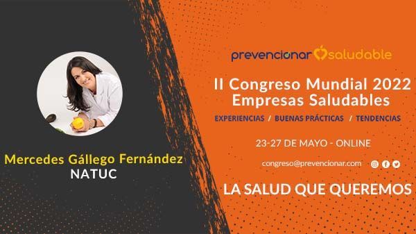 Mercedes Gállego Fernández participará en el II Congreso Mundial de Empresas Saludables