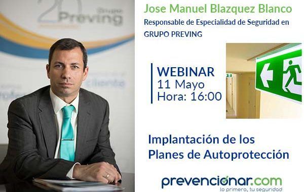 Implantación de los planes de autoprotección #Webinar