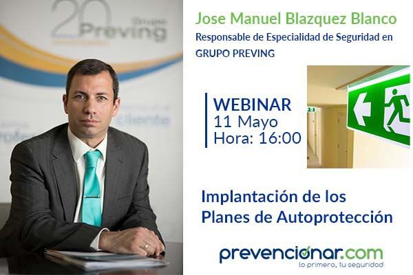 Implantación de los planes de autoprotección #Webinar