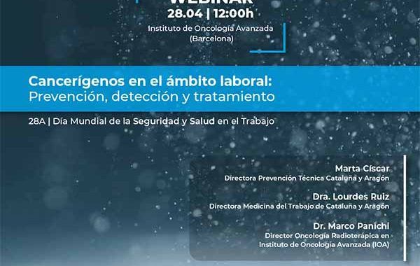 ASPY celebra un webinar sobre  cancerígenos en el ámbito laboral