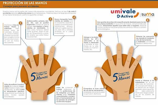 10 consejos para proteger nuestras manos