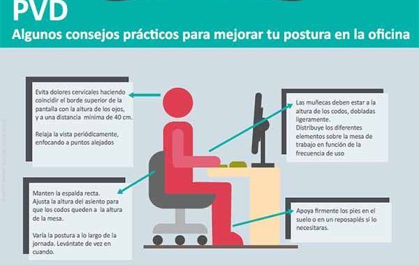 Consejos prácticos para mejorar tu postura en la oficina