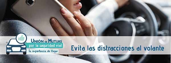 Evita las distracciones al volante