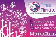Mutua Balear renuevao su portal de cultura preventiva “Tres Minutos”