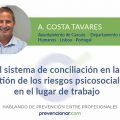 El sistema de conciliación en la gestión de los riesgos psicosociales en el lugar de trabajo