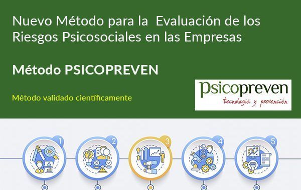 Nuevo Método Psicopreven de evaluación de riesgos psicosociales