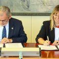 El rector de la UC y la consejera de Empleo y Políticas Sociales presentan la Cátedra Prevención Cantabria