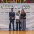 Entregan el Premio: D. Álvaro Plaza Langarica (Director Instituto Cántabro de Seguridad y Salud en el Trabajo) y Dª. Miryam Hernández Fernández (Directora del Instituto Asturiano de Prevención de Riesgos Laborales) Recoge el Premio D. MANUEL BESTRATEN BELLOVÍ