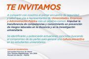 I encuentro sobre cultura preventiva con impacto en las universidades