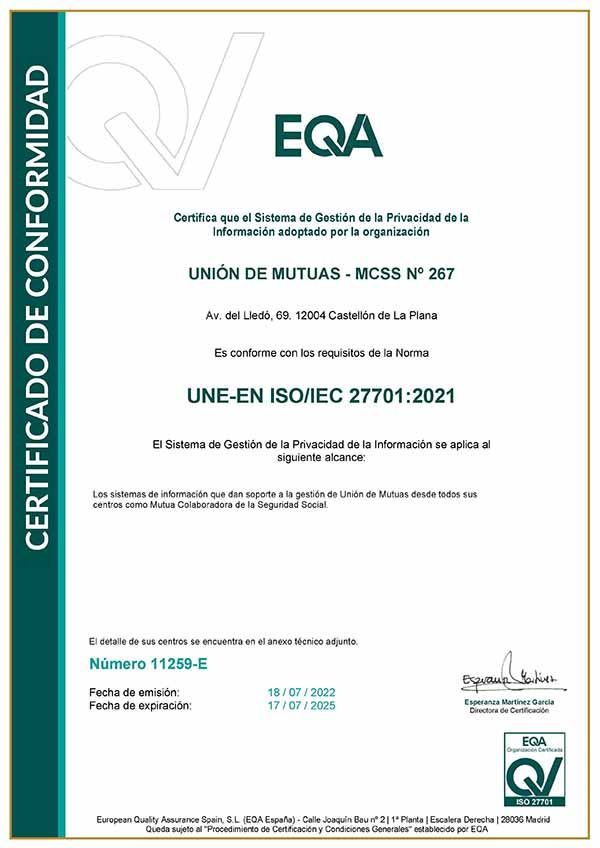 Certificado 27701