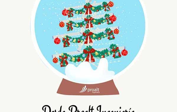Felices fiestas, de parte de todo el equipo de Proalt Ingeniería
