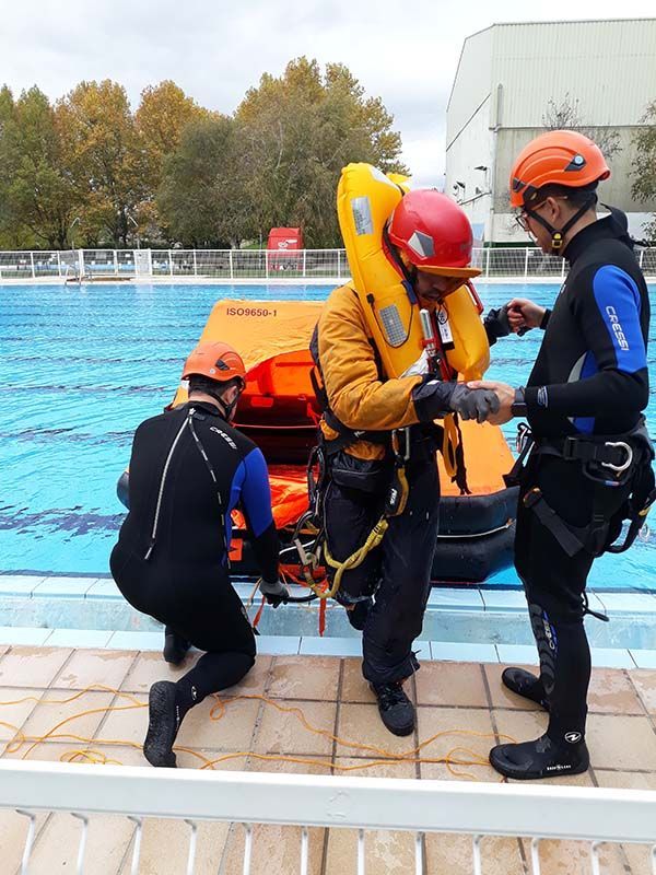 Tesicnor ha obtenido la certificación para impartir de curso SEA Survival bajo estándar de la GWO