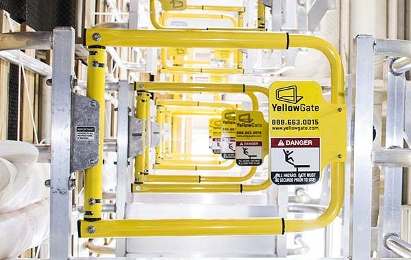 YellowGate: Puerta de seguridad abatible de cierre automático