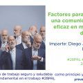 Factores para crear una comunicación eficaz en materia de PRL