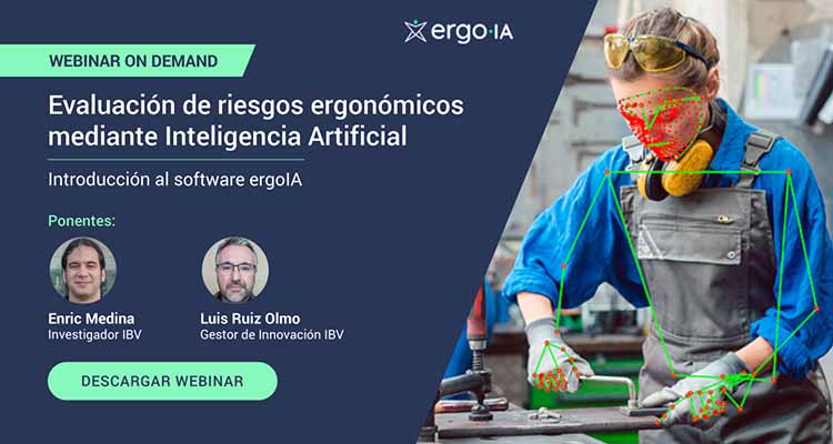 Evaluación de riesgos ergonómicos con inteligencia artificial: presentación ergoIA (webinar on demand)