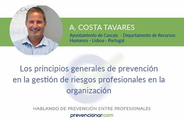 Los principios generales de prevención en la gestión de riesgos profesionales en la organización