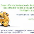 Selección de Vestuario de Protección Desechable frente a riesgo nuclear, biológico y químico